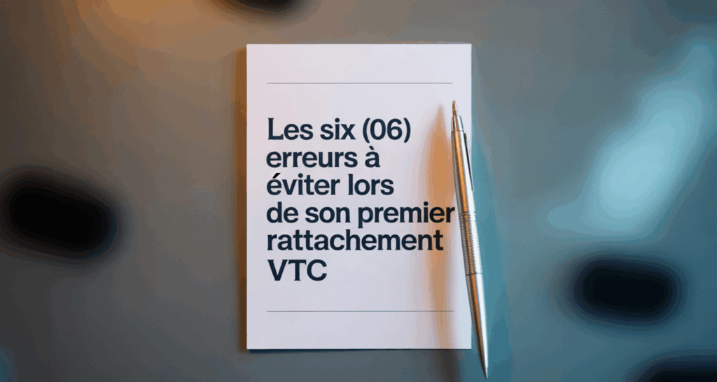 erreurs rattachement VTC
